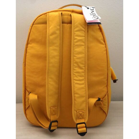 Kipling KI1206-7EB Women's Spicy Gold/Yellow 15" Laptop Seoul Backpack - Picture 2 of 10